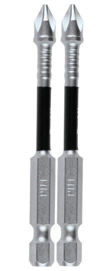 [E-01133] Puntas IMPACT XPS #1 PHILLIPS 3" POWER BIT 2/PK